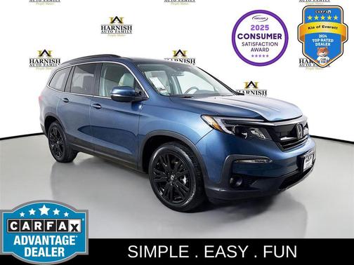 Obsidian Blue Pearl 2022 Honda Pilot AWD Special Edition