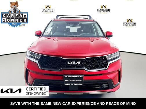 Runway Red 2023 Kia Sorento Hybrid EX