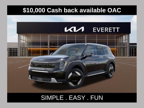 Ebony Black 2026 Kia EV9 Wind