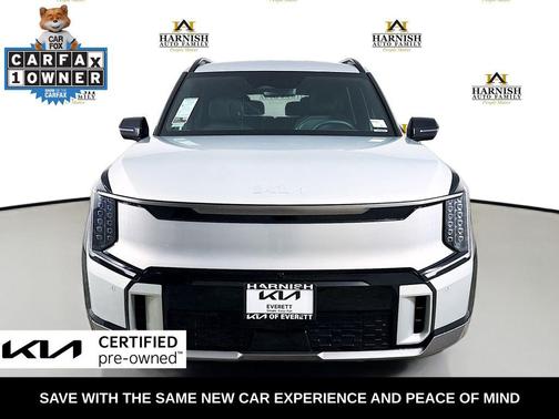 Ivory Silver 2024 Kia EV9 GT-Line