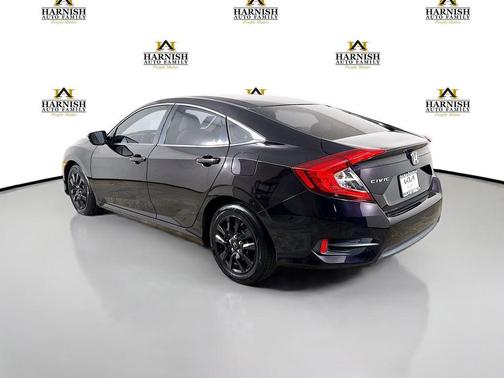Black 2017 Honda Civic LX