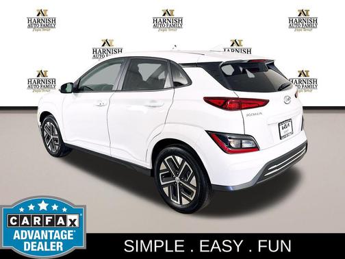 Lunar White 2023 Hyundai KONA EV SE