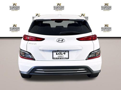 Lunar White 2023 Hyundai KONA EV SE