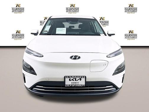 Lunar White 2023 Hyundai KONA EV SE