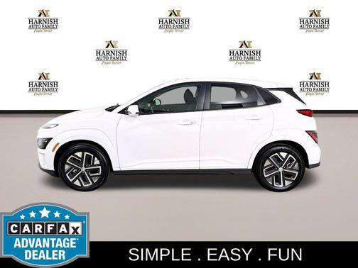 Lunar White 2023 Hyundai KONA EV SE
