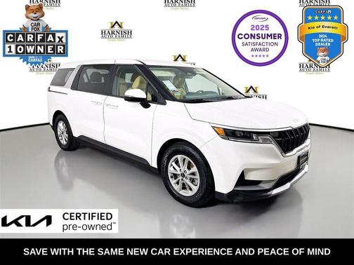 Snow White Pearl 2024 Kia Carnival LX