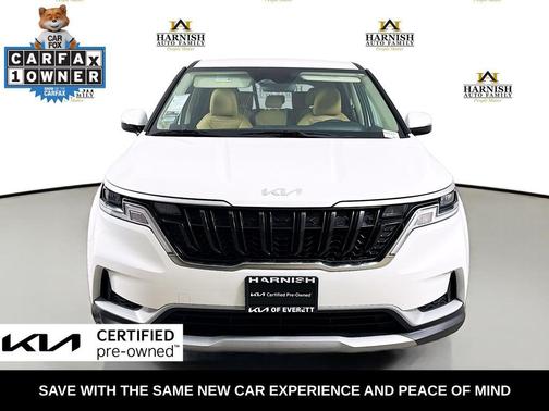 Snow White Pearl 2024 Kia Carnival LX