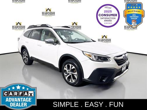 Crystal White Pearl 2020 Subaru Outback Touring