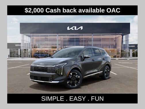 Gravity Gray 2026 Kia Sportage Hybrid SX-Prestige