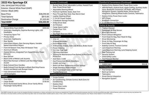 2023 Kia Sportage EX