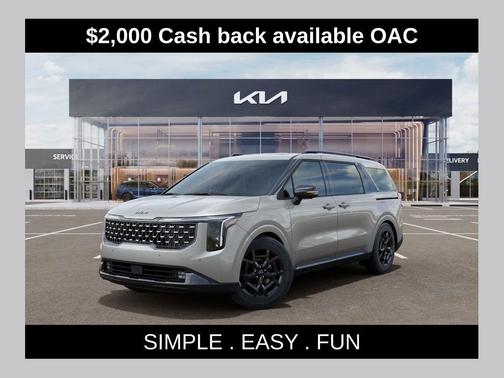 Ivory Silver 2026 Kia Carnival Hybrid SX Prestige