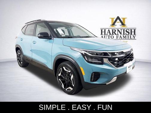 Pluton Blue/Black Roof 2026 Kia Seltos SX