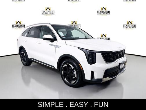 Snow White Pearl 2026 Kia Sorento Hybrid EX