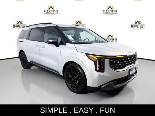 Ivory Silver 2026 Kia Carnival Hybrid SX Prestige