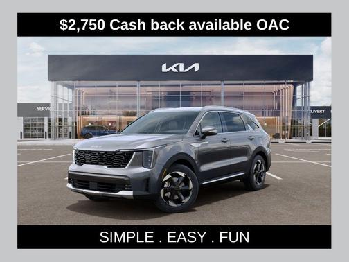 Steel Gray 2026 Kia Sorento Hybrid EX