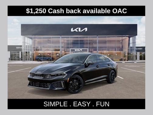 Aurora Black Pearl 2026 Kia K5 GT-Line AWD