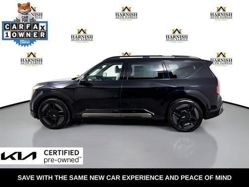 Aurora Black Pearl 2024 Kia EV9 GT-Line