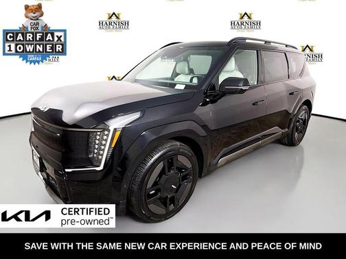 Aurora Black Pearl 2024 Kia EV9 GT-Line