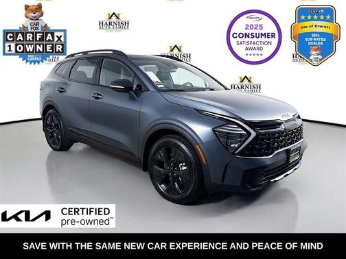 Shadow Matte Gray 2025 Kia Sportage Plug-In Hybrid X-Line