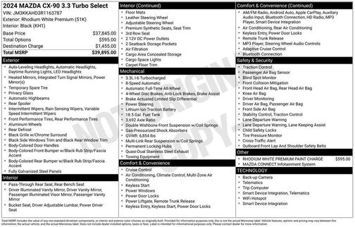2024 Mazda CX-90 3.3 Turbo S