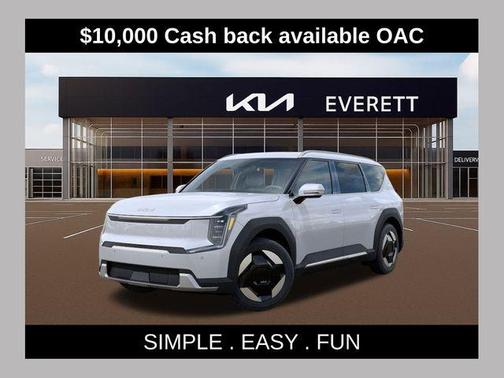 Glacial White Pearl 2026 Kia EV9 Wind