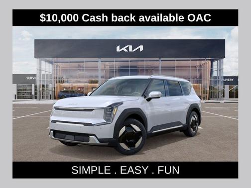 Glacial White Pearl 2026 Kia EV9 Wind