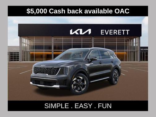 Interstellar Gray 2025 Kia Sorento Plug-In Hybrid EX