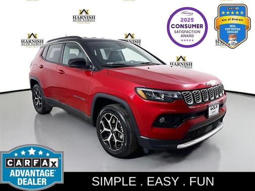 Red Hot Pearlcoat 2025 Jeep Compass Limited