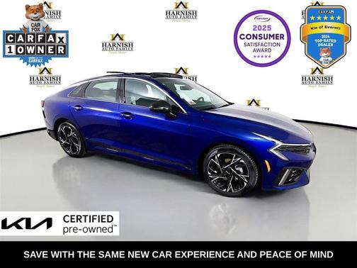 Yacht Blue 2025 Kia K5 GT-Line