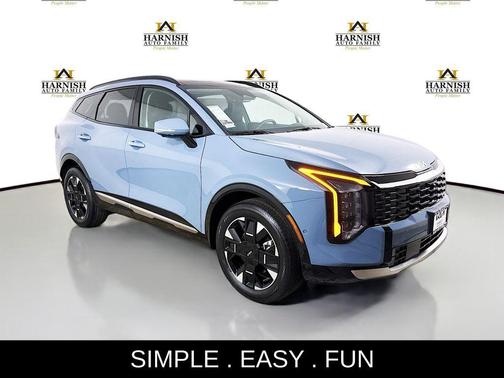 Heritage Blue 2026 Kia Sportage Hybrid SX-Prestige