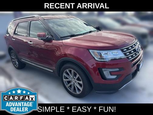 Ruby Red Metallic 2017 Ford Explorer Limited