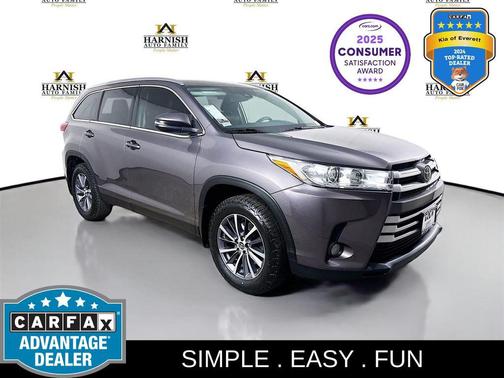 Predawn Gray Mica 2019 Toyota Highlander XLE