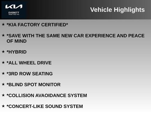 Gravity Blue 2023 Kia Sorento Hybrid EX