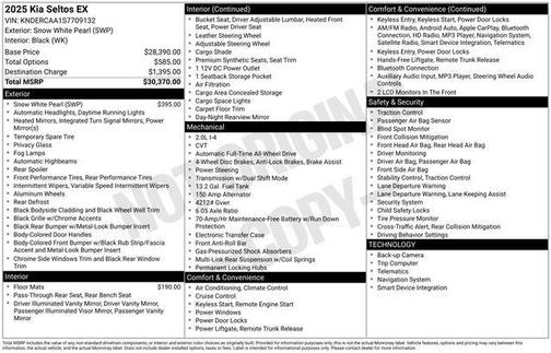 2025 Kia Seltos EX