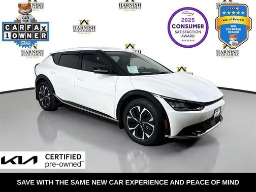 Snow White Pearl 2024 Kia EV6 Wind