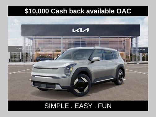 Ivory Silver 2026 Kia EV9 Wind