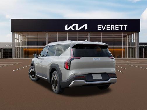 Ivory Silver 2026 Kia EV9 Wind