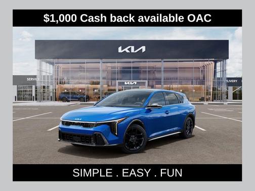 Wave Blue 2026 Kia K4 GT-Line Turbo