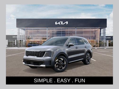 Steel Gray 2025 Kia Sorento Plug-In Hybrid EX