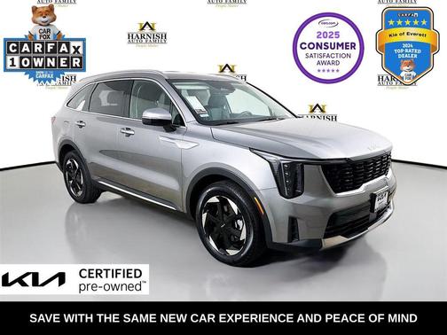 Steel Gray 2025 Kia Sorento Plug-In Hybrid EX