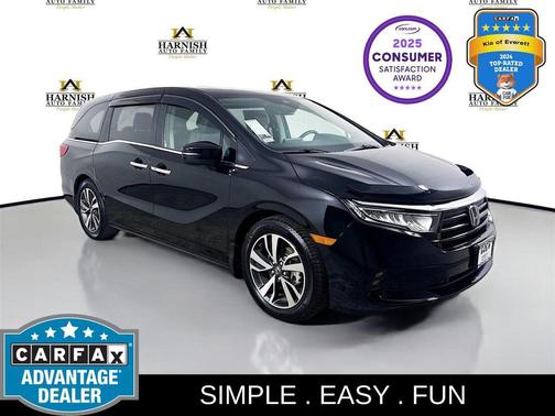Crystal Black Pearl 2024 Honda Odyssey Touring