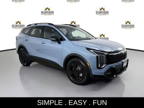 Heritage Blue 2027 Kia Sportage Plug-In Hybrid X-Line Prestige