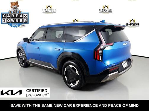 Ocean Blue Matte 2024 Kia EV9 Land