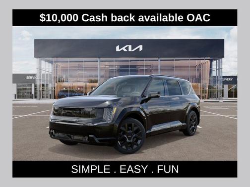 Ebony Black 2026 Kia EV9 Land