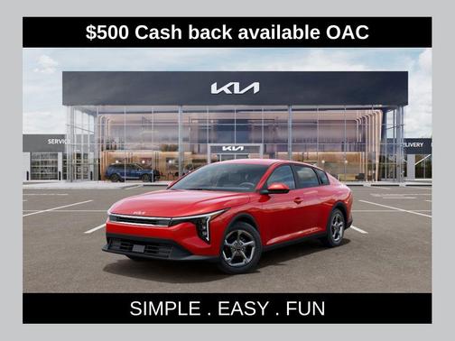 Currant Red 2026 Kia K4 LXS