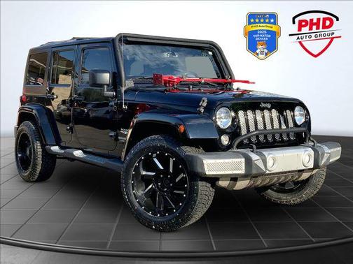 Black Clearcoat 2015 Jeep Wrangler Unlimited Sahara