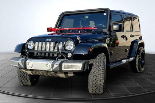 Black Clearcoat 2015 Jeep Wrangler Unlimited Sahara