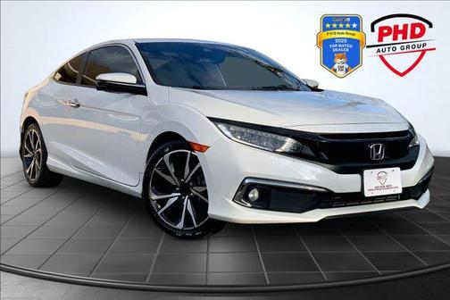 Platinum White Pearl 2019 Honda Civic Touring