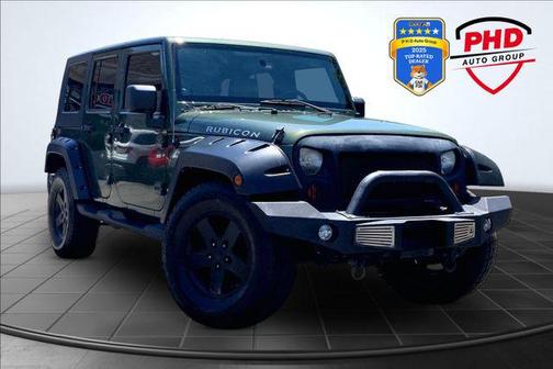 Green 2008 Jeep Wrangler Unlimited Rubicon