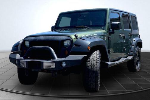 Green 2008 Jeep Wrangler Unlimited Rubicon